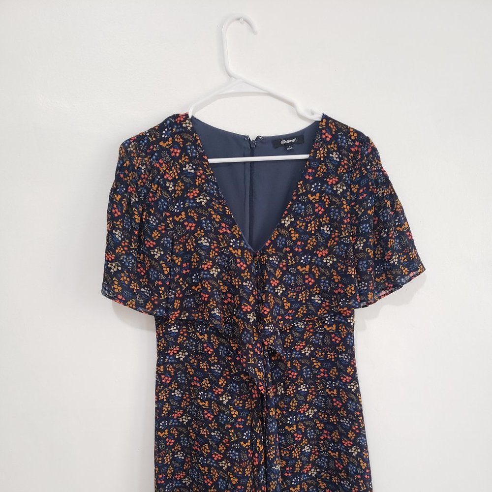 Madewell Cross Front Garden Party Mini Dress